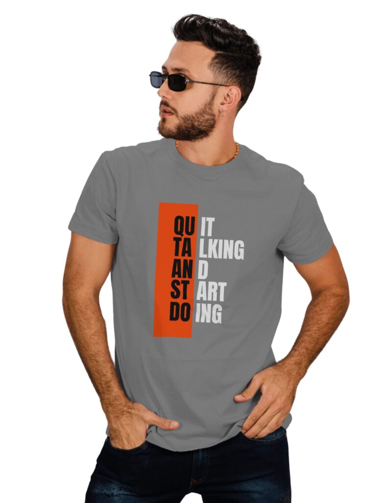 Quit Talking And Start Doing Graphic Print - Image 4