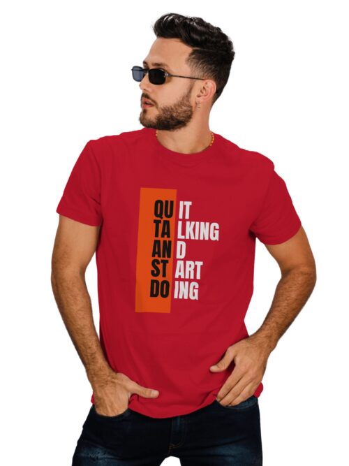 Quit Talking And Start Doing Graphic Print