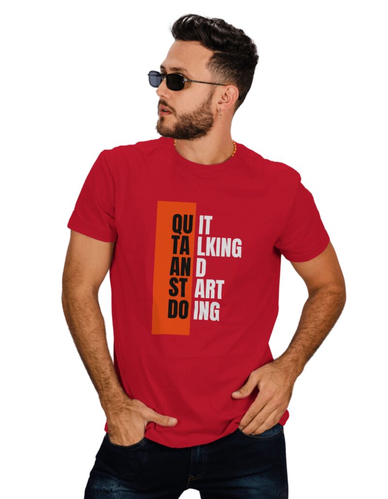 Quit Talking And Start Doing Graphic Print