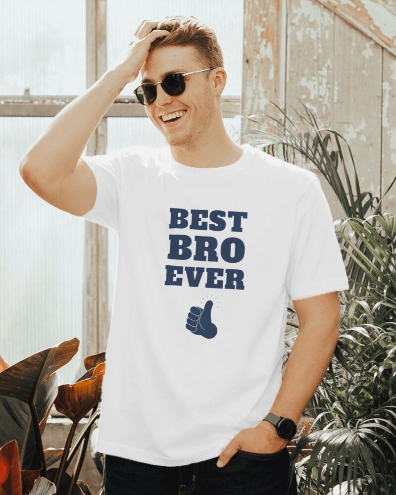 Best Bro Ever Graphic Print