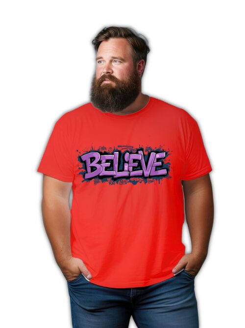 Motivation Graphic Print Plus Size T-shirt