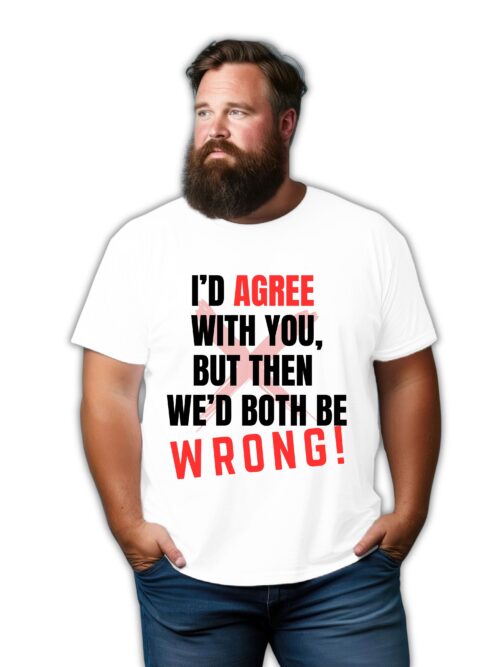 Sarcastic , Witty, Funny, Graphic Print Plus Size T-shirt