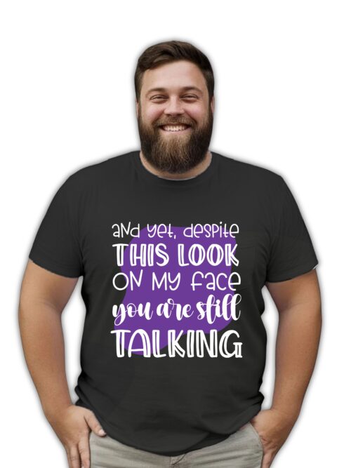 Sarcastic , Witty, Funny, Graphic Print Plus Size T-shirt
