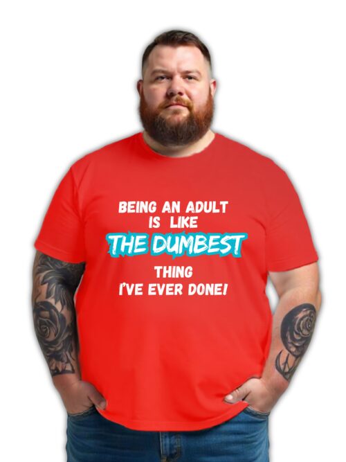 Sarcastic , Witty, Funny, Graphic Print Plus Size T-shirt