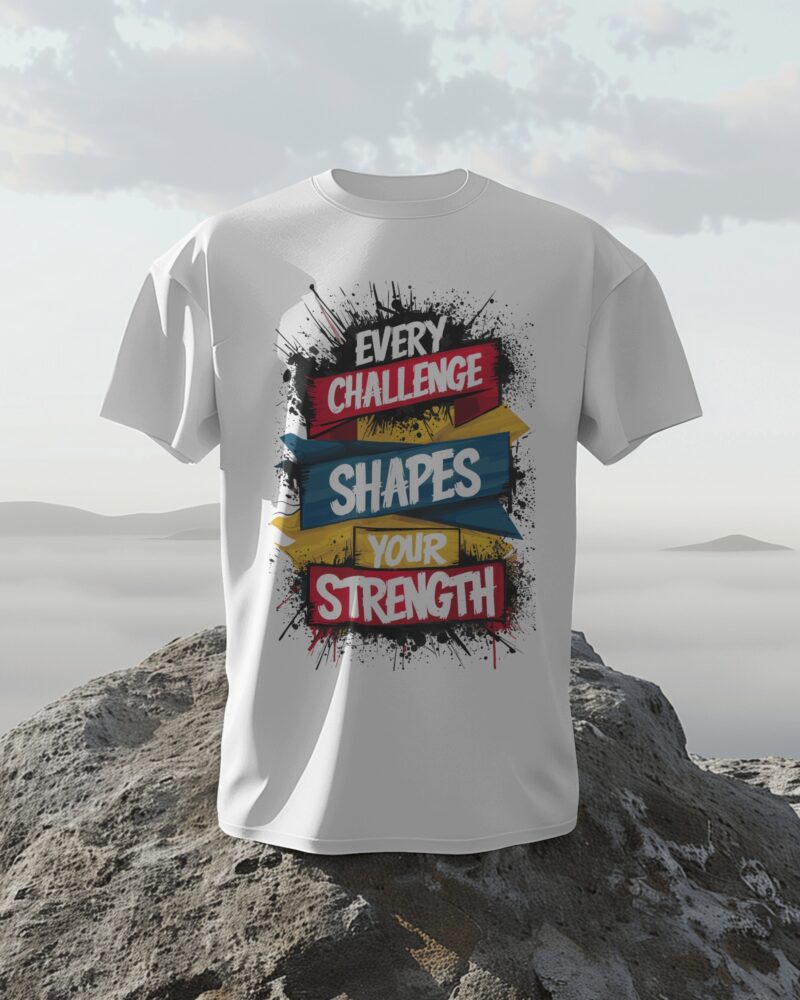 Motivation Graphic Print Plus Size T-shirt - Image 2