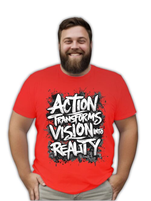 Motivation Graphic Print Plus Size T-shirt