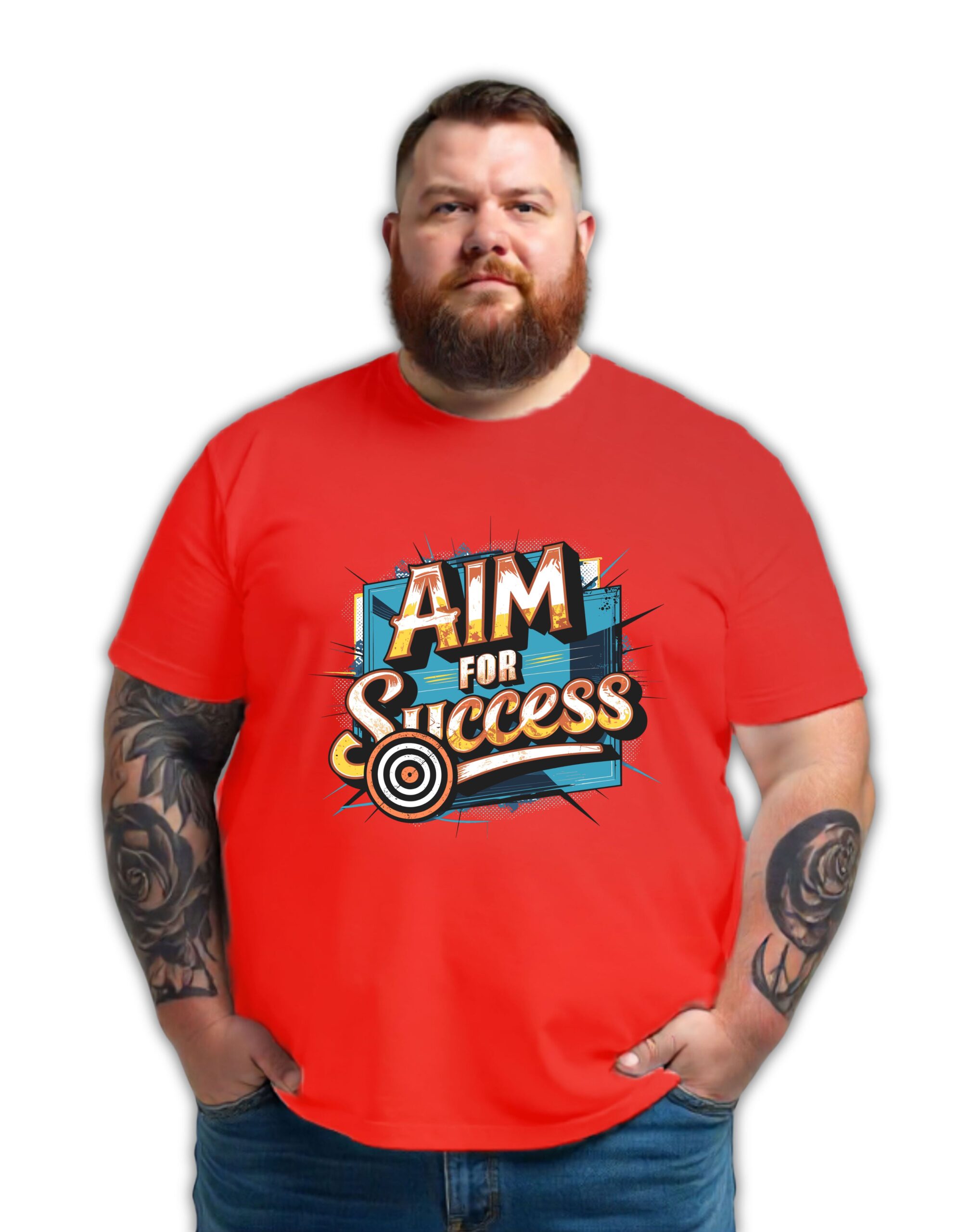 Motivation Graphic Print Plus Size T-shirt - Image 4