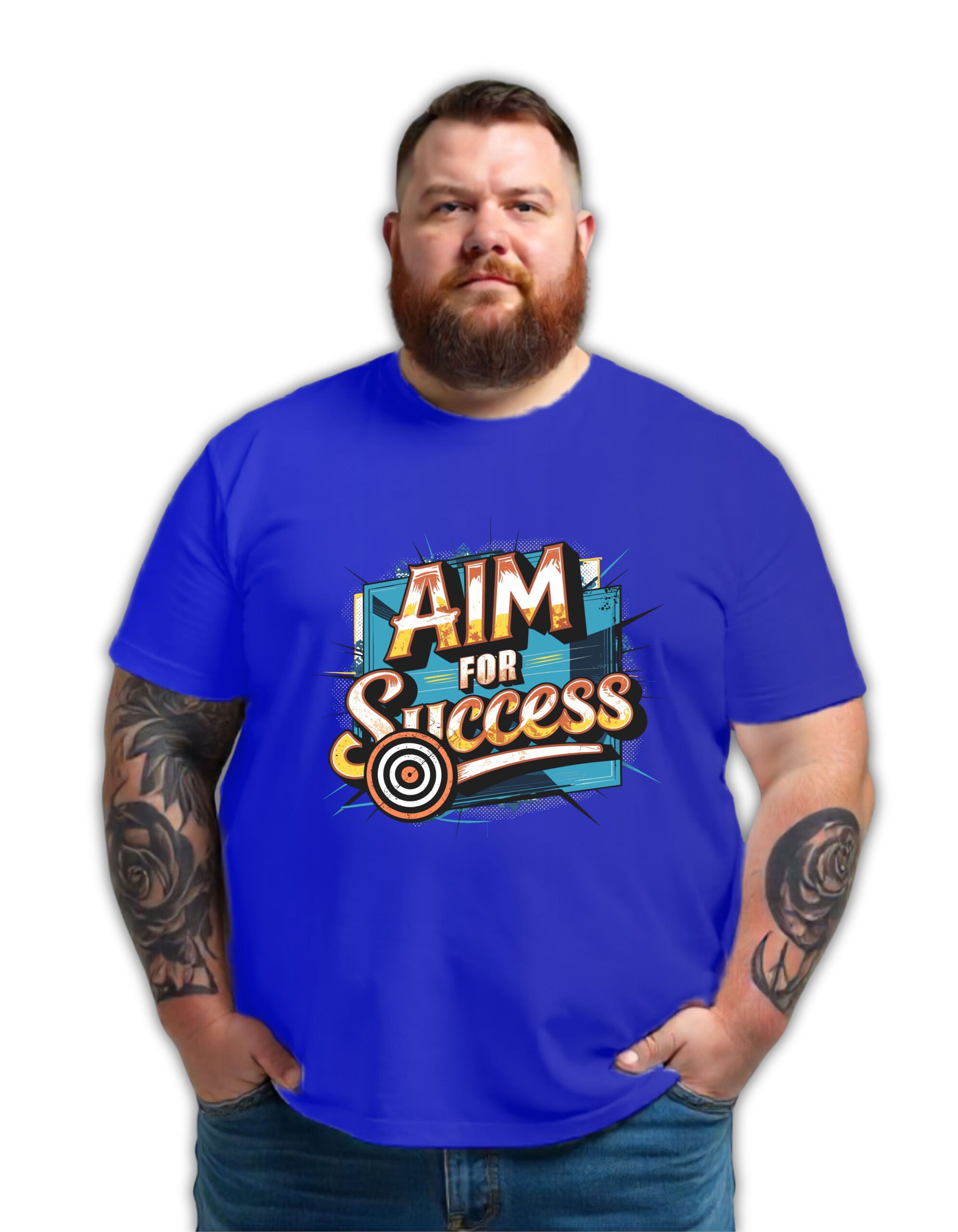 Motivation Graphic Print Plus Size T-shirt - Image 5
