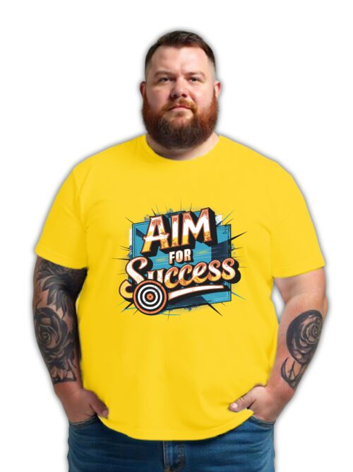 Motivation Graphic Print Plus Size T-shirt