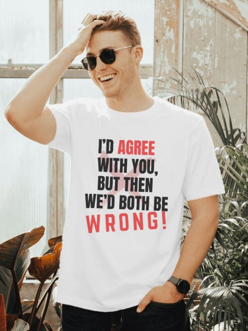 Sarcastic , Witty, Funny, Graphic Print Plus Size T-shirt