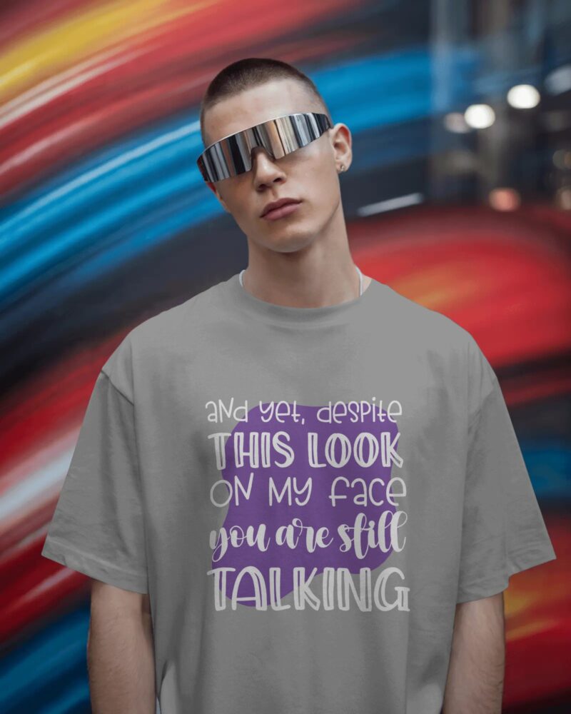 Sarcastic , Witty, Funny, Graphic Print Plus Size T-shirt - Image 2