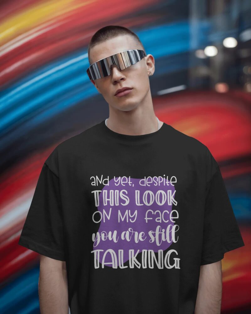 Sarcastic , Witty, Funny, Graphic Print Plus Size T-shirt