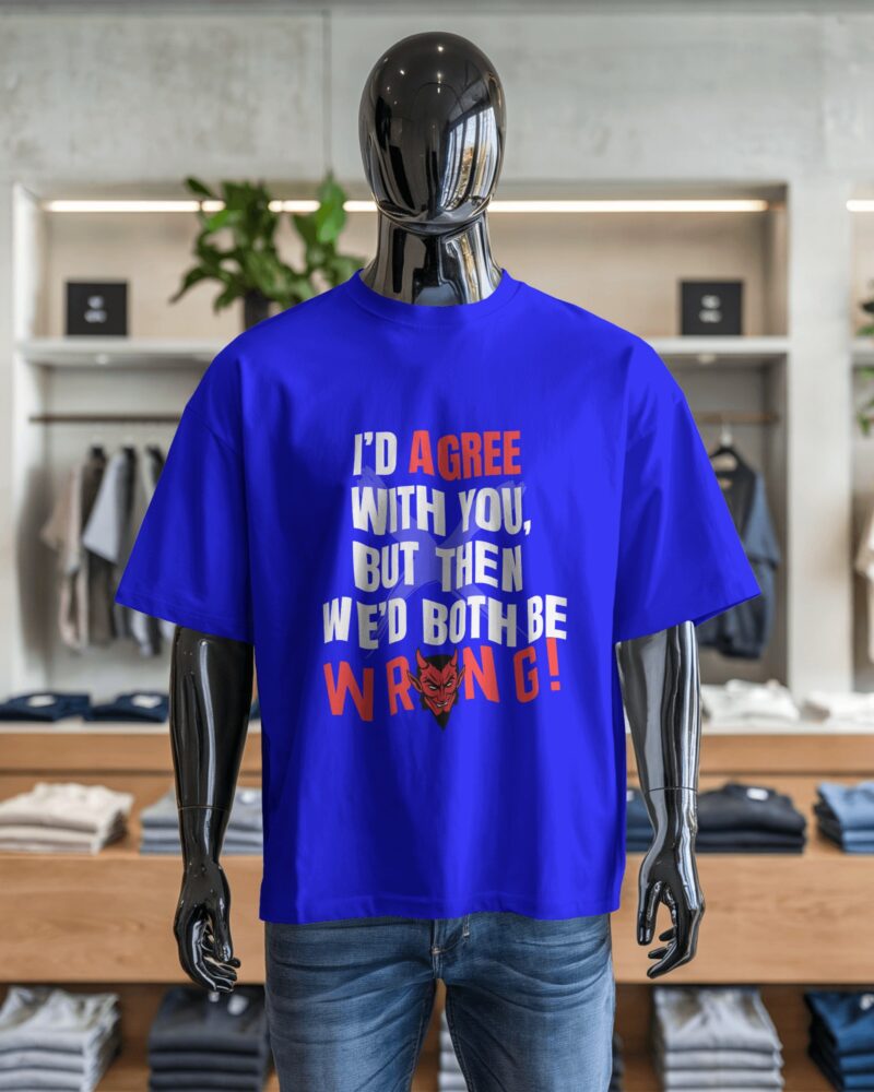 Sarcastic , Witty, Funny, Graphic Print Plus Size T-shirt