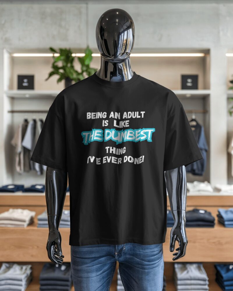 Sarcastic , Witty, Funny, Graphic Print Plus Size T-shirt - Image 2