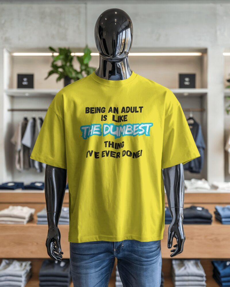 Sarcastic , Witty, Funny, Graphic Print Plus Size T-shirt - Image 2