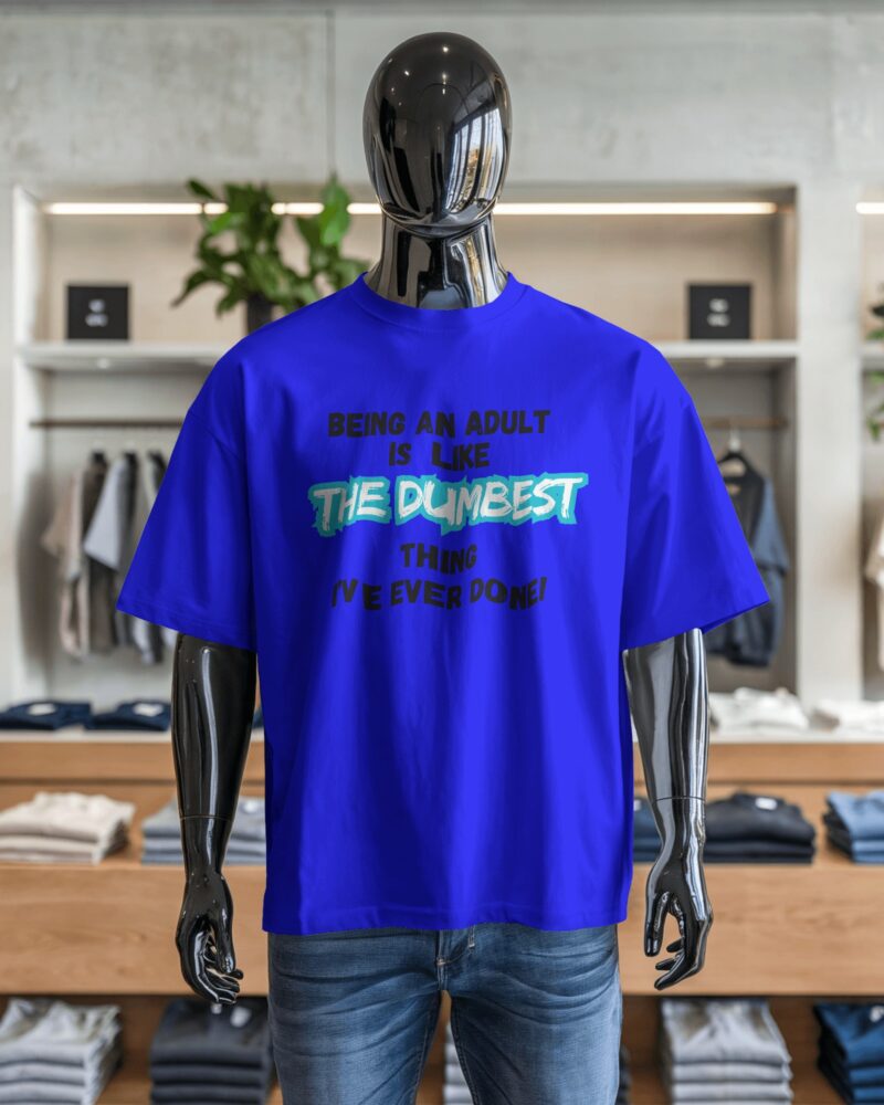 Sarcastic , Witty, Funny, Graphic Print Plus Size T-shirt