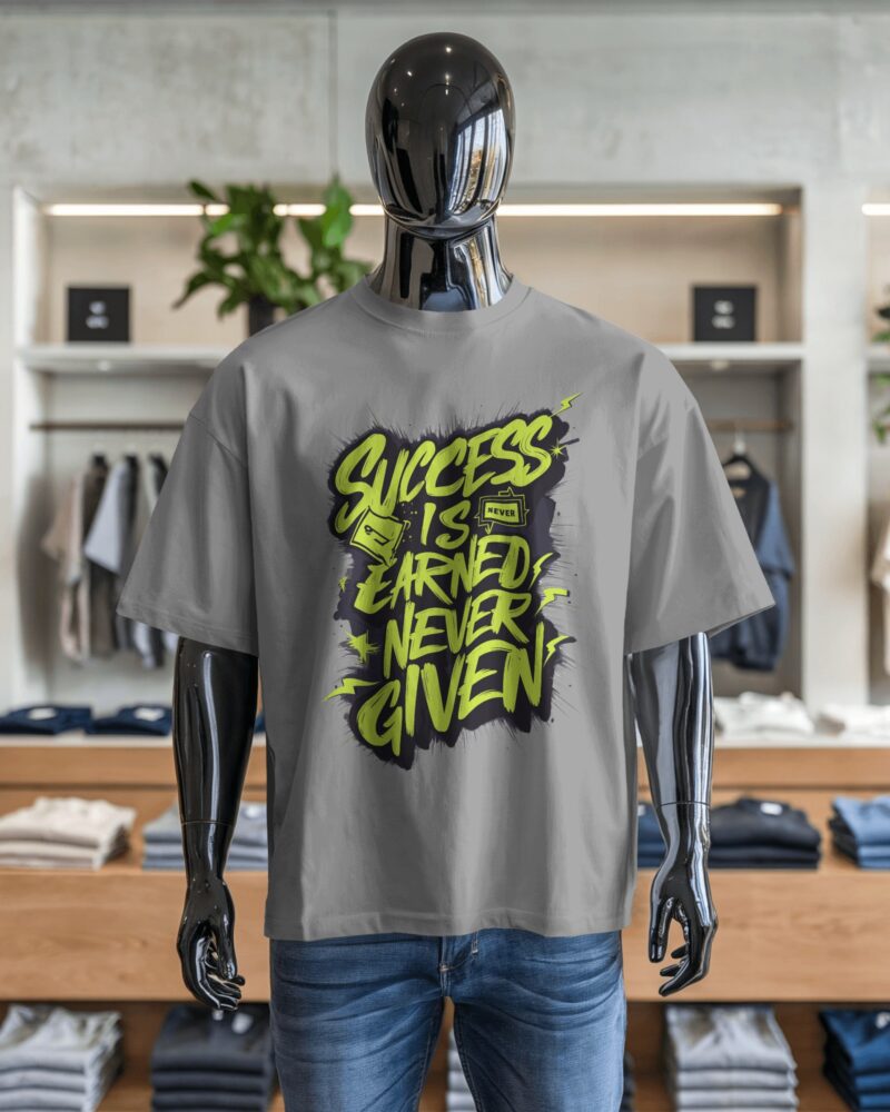 Motivation Graphic Print Plus Size T-shirt - Image 5