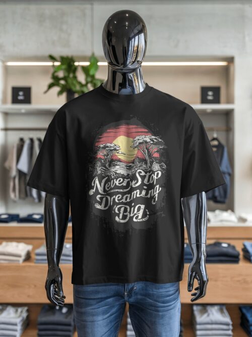 Motivation Graphic Print Plus Size T-shirt
