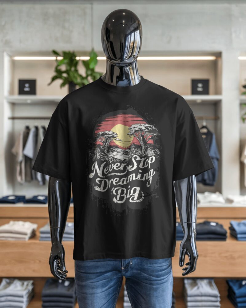 Motivation Graphic Print Plus Size T-shirt