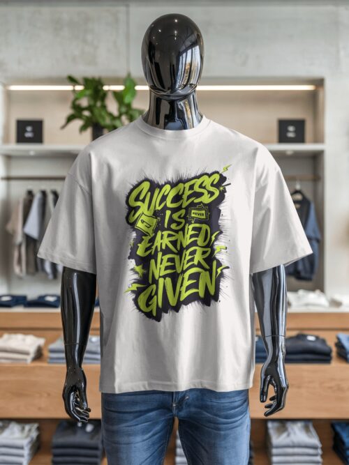 Motivation Graphic Print Plus Size T-shirt