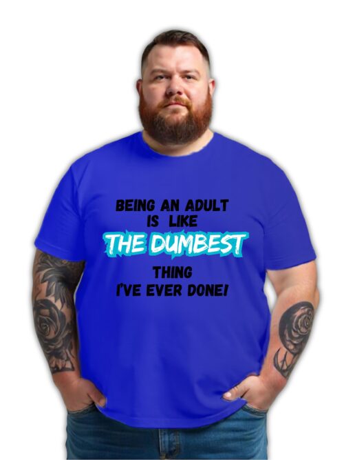 Sarcastic , Witty, Funny, Graphic Print Plus Size T-shirt
