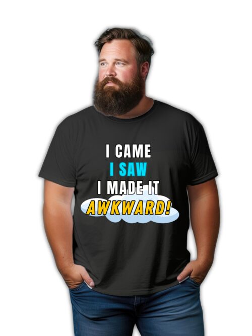 Sarcastic , Witty, Funny, Graphic Print Plus Size T-shirt